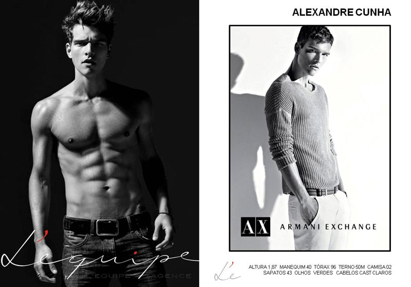 Alexandre Cunha  Alexandre cunha, Male model photos, Brazilian models